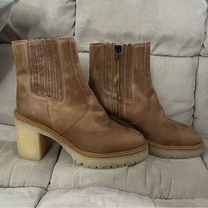 Free People leather booties